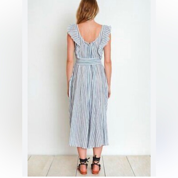 Apiece Apart Highland Jumpsuit Size 6 Women's Casual Striped One Piece - Picture 7 of 11